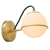 Hanna Hardwire Wall Sconce - No Shipping Charges MDY-EEI-5308-OPA-GLD