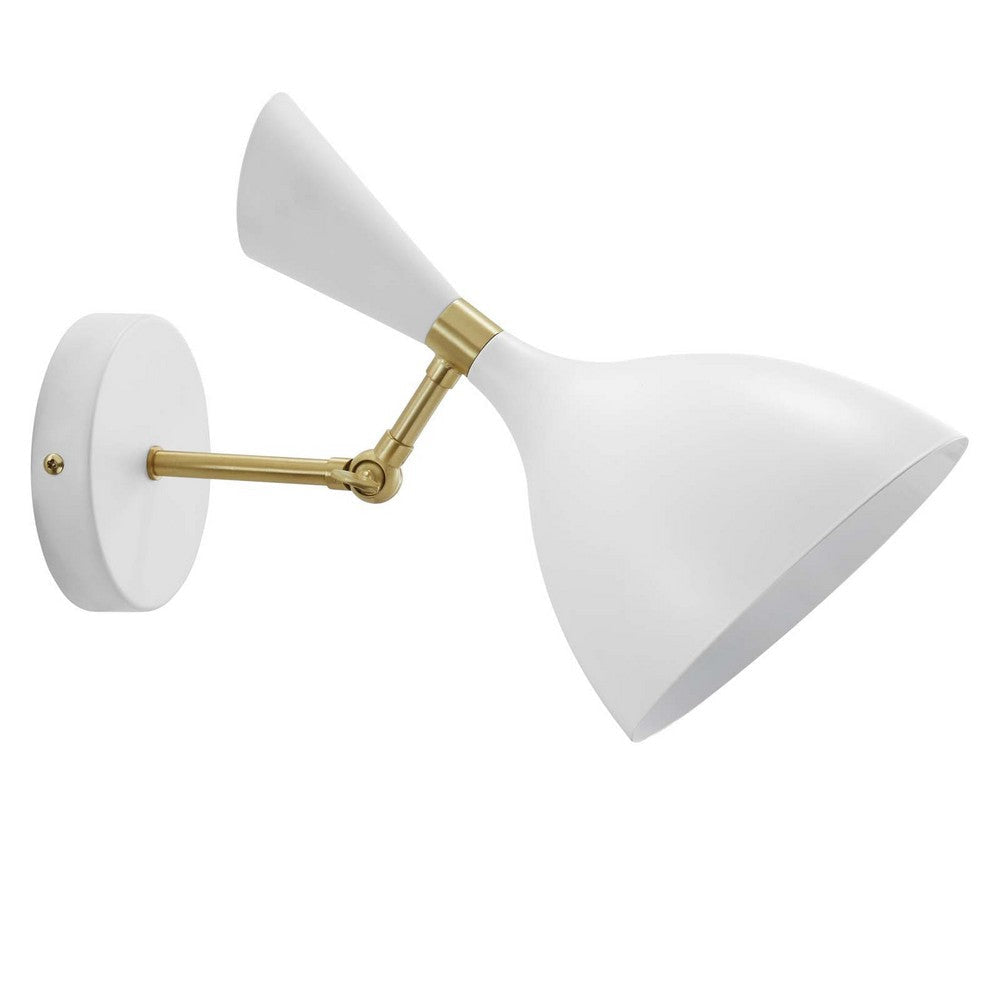 Modway EEI-5309-WHI Declare Wall Sconce White MDY-EEI-5309-WHI