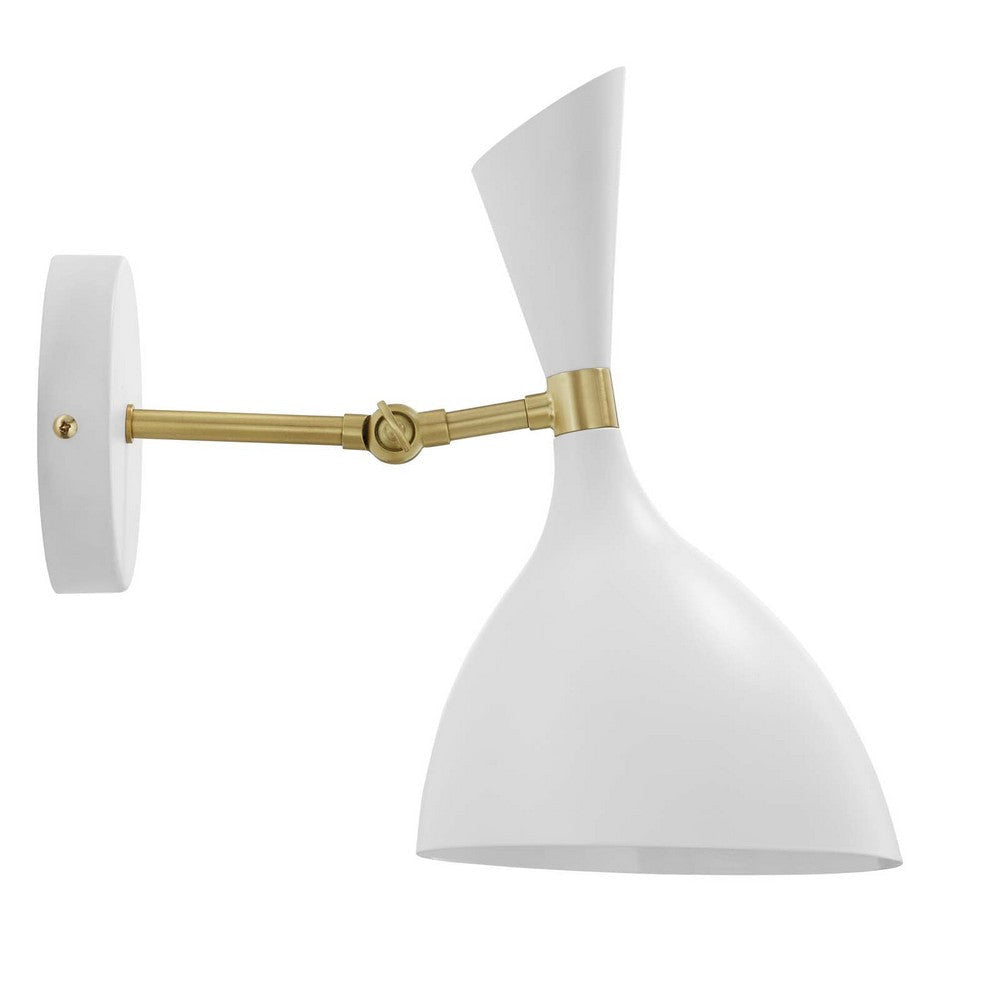 Modway EEI-5309-WHI Declare Wall Sconce White MDY-EEI-5309-WHI