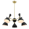 Modway EEI-5310-BLK Declare Chandeliers, Pendant Light, Black