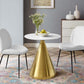 Tupelo 28’ Dining Table - No Shipping Charges MDY-EEI-5313-GLD-WHI