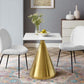 Tupelo 28’ Square Dining Table - No Shipping Charges MDY-EEI-5316-GLD-WHI