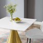 Tupelo 36’ Square Dining Table - No Shipping Charges MDY-EEI-5317-GLD-WHI