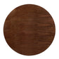 Modway Tupelo Round Wood Grain 47’’ Dining Table 47 Inch Gold Walnut MDY-EEI-5337-GLD-WAL