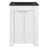 Modway Maybelle Bathroom 24’’ Vanity White Black MDY-EEI-5366-WHI-BLK