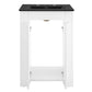 Modway Maybelle Bathroom 24’’ Vanity White Black MDY-EEI-5366-WHI-BLK