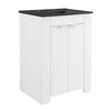 Modway Maybelle Bathroom, 24" Vanity, White Black