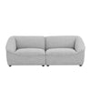 Modway Comprise Fabric Upholstered Sectional Loveseat Light Gray MDY-EEI-5403-LGR