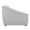 Modway Comprise Fabric Upholstered Sectional Loveseat Light Gray MDY-EEI-5403-LGR