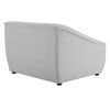 Modway Comprise Fabric Upholstered Sectional Loveseat Light Gray MDY-EEI-5403-LGR