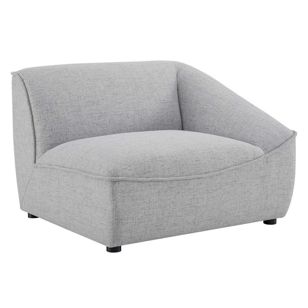 Modway Comprise Fabric Upholstered Sectional Loveseat Light Gray MDY-EEI-5403-LGR