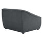 Modway Comprise Fabric Upholstered Sectional 2-Piece Set Charcoal MDY-EEI-5412-CHA