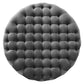 Amour Tufted Button Large Round Performance Velvet Ottoman - No Shipping Charges MDY-EEI-5469-BLK