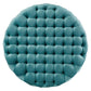 Amour Tufted Button Large Round Performance Velvet Ottoman - No Shipping Charges MDY-EEI-5469-BLK