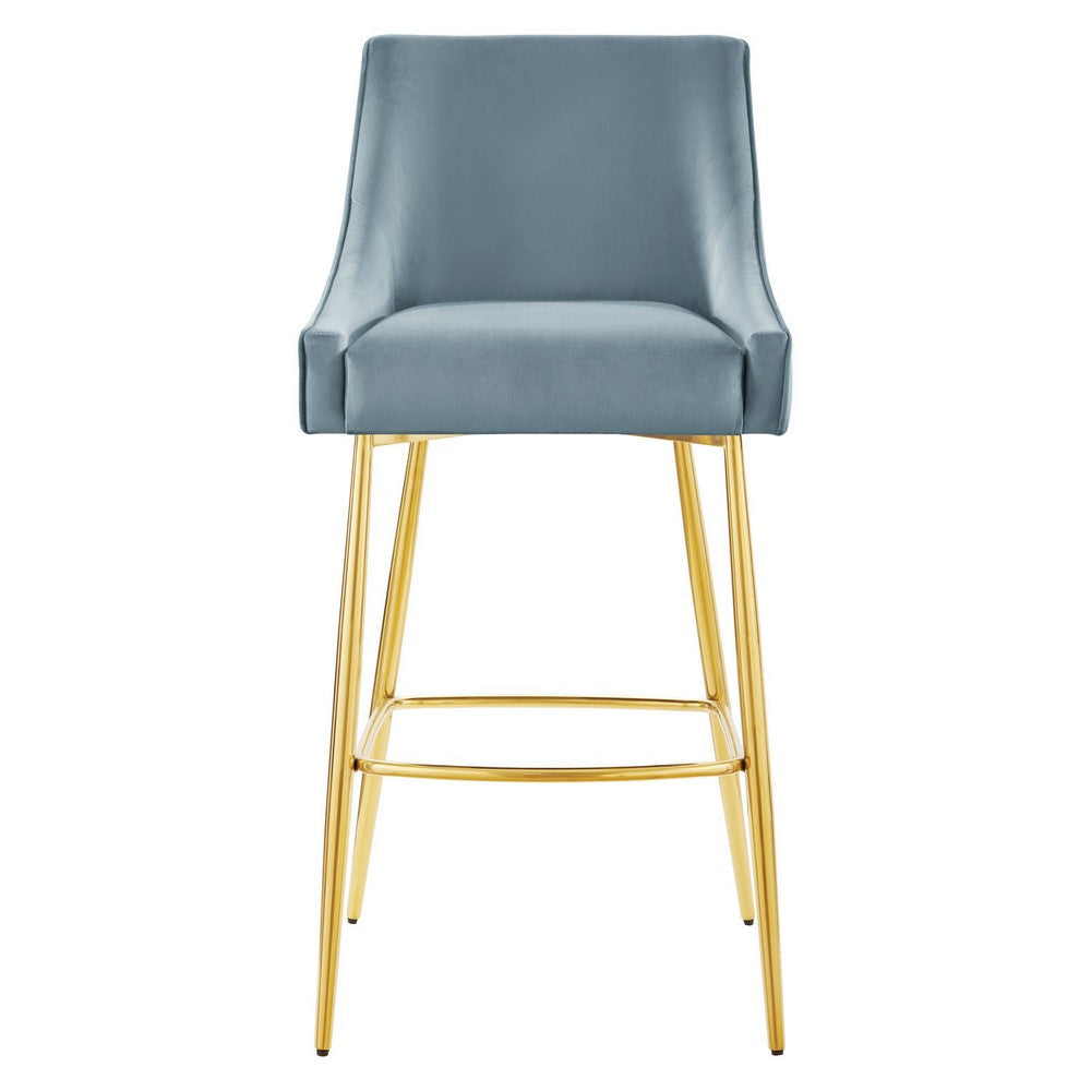 Modway Discern 1 Bar Stool Light Blue MDY-EEI-5473-LBU