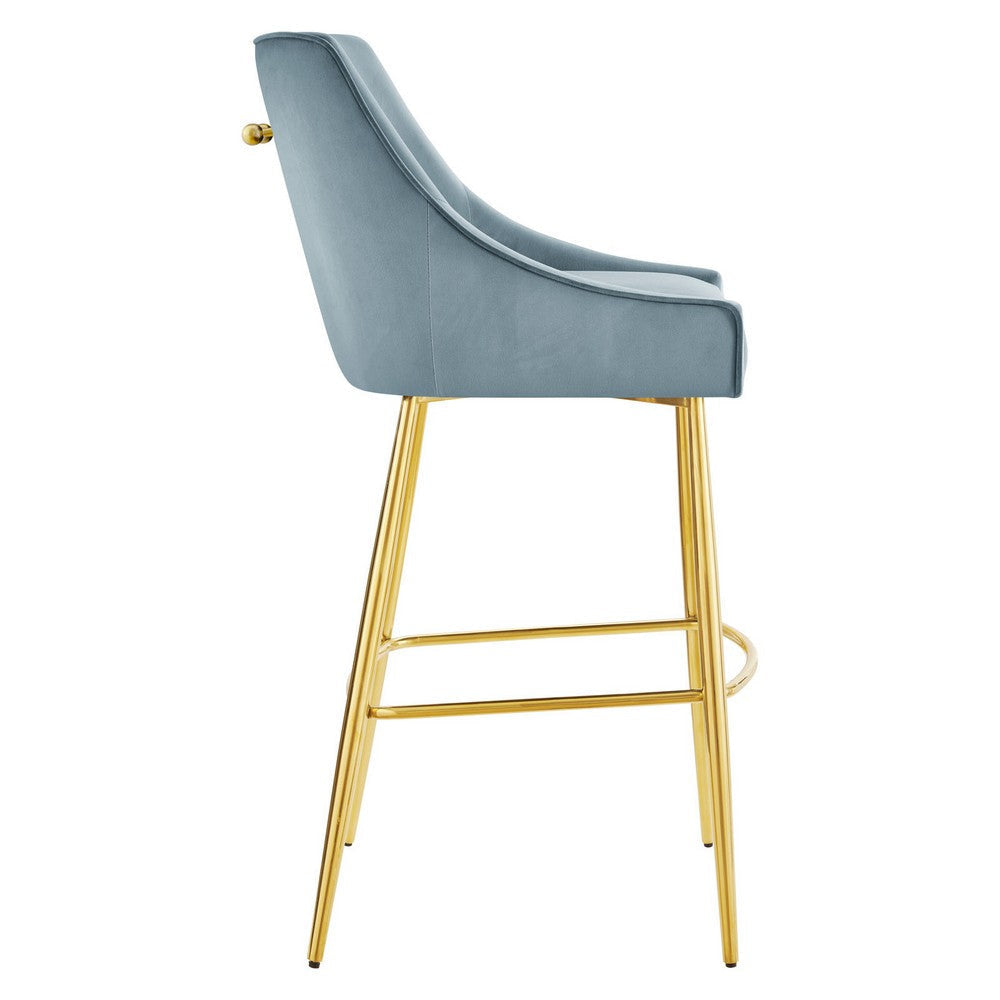 Modway Discern 1 Bar Stool Light Blue MDY-EEI-5473-LBU