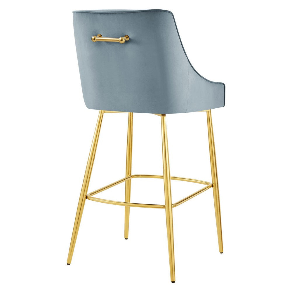 Modway Discern 1 Bar Stool Light Blue MDY-EEI-5473-LBU