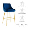 Modway Discern 1 Bar Stool Navy MDY-EEI-5473-NAV