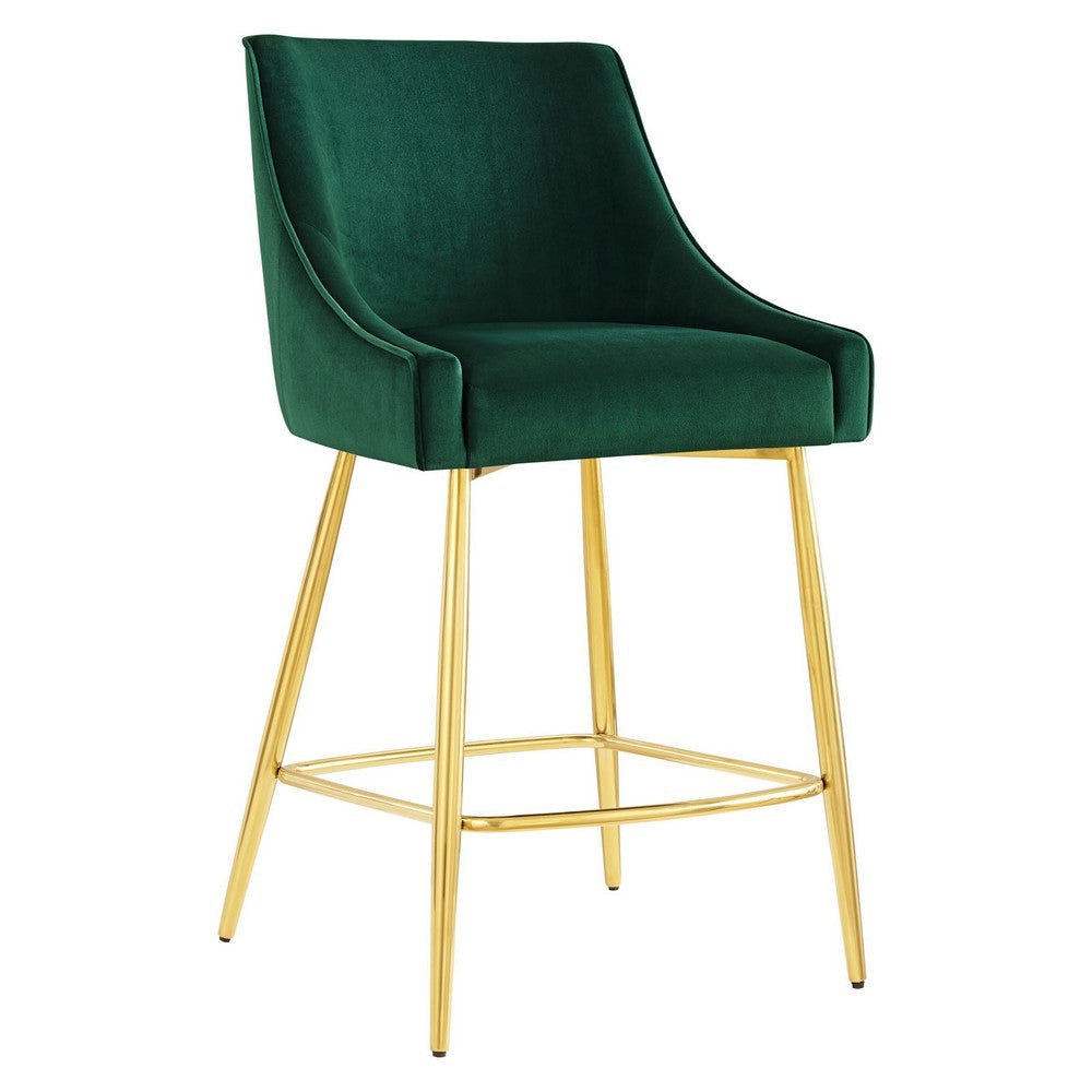 Modway Discern 1 Counter Stool, Green