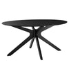 Modway Traverse Table, Black Black-63 Oval