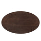 Modway Lippa Dining Table 60’’ Gold Cherry Walnut MDY-EEI-5524-GLD-CHE