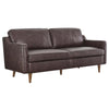 Impart Genuine Leather Sofa - No Shipping Charges MDY-EEI-5553-BRN