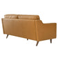 Impart Genuine Leather Sofa - No Shipping Charges MDY-EEI-5553-TAN