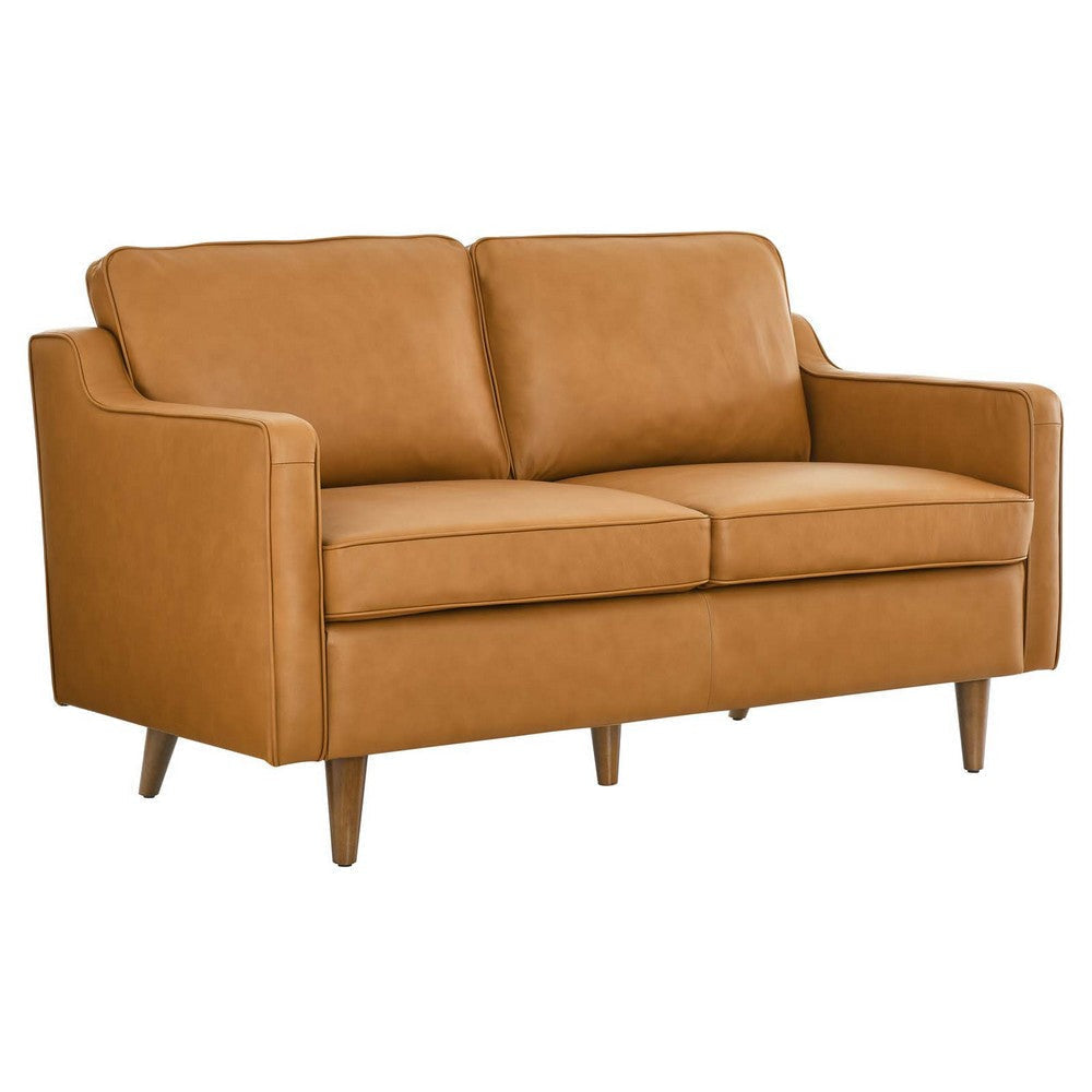 Modway Impart Upholstered Leather, Loveseat, Tan