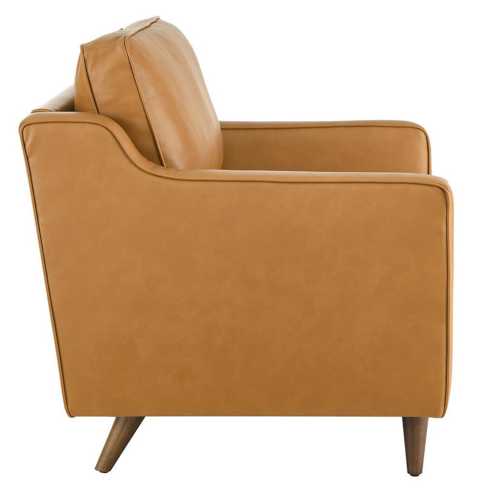 Modway Impart Upholstered Leather Armchair Tan MDY-EEI-5555-TAN