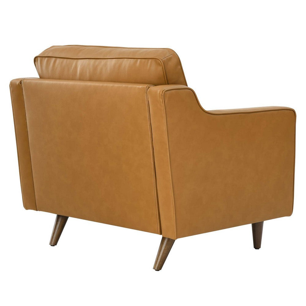 Modway Impart Upholstered Leather Armchair Tan MDY-EEI-5555-TAN