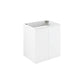 Modway Vitality 24" Wall-Mount Bathroom Vanity in White