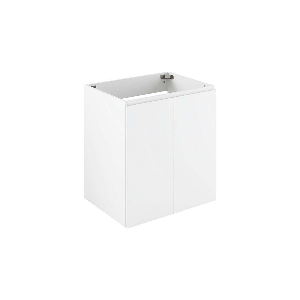 Modway Vitality 24" Wall-Mount Bathroom Vanity in White