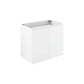 Modway Vitality 30" Wall-Mount Bathroom Vanity in White