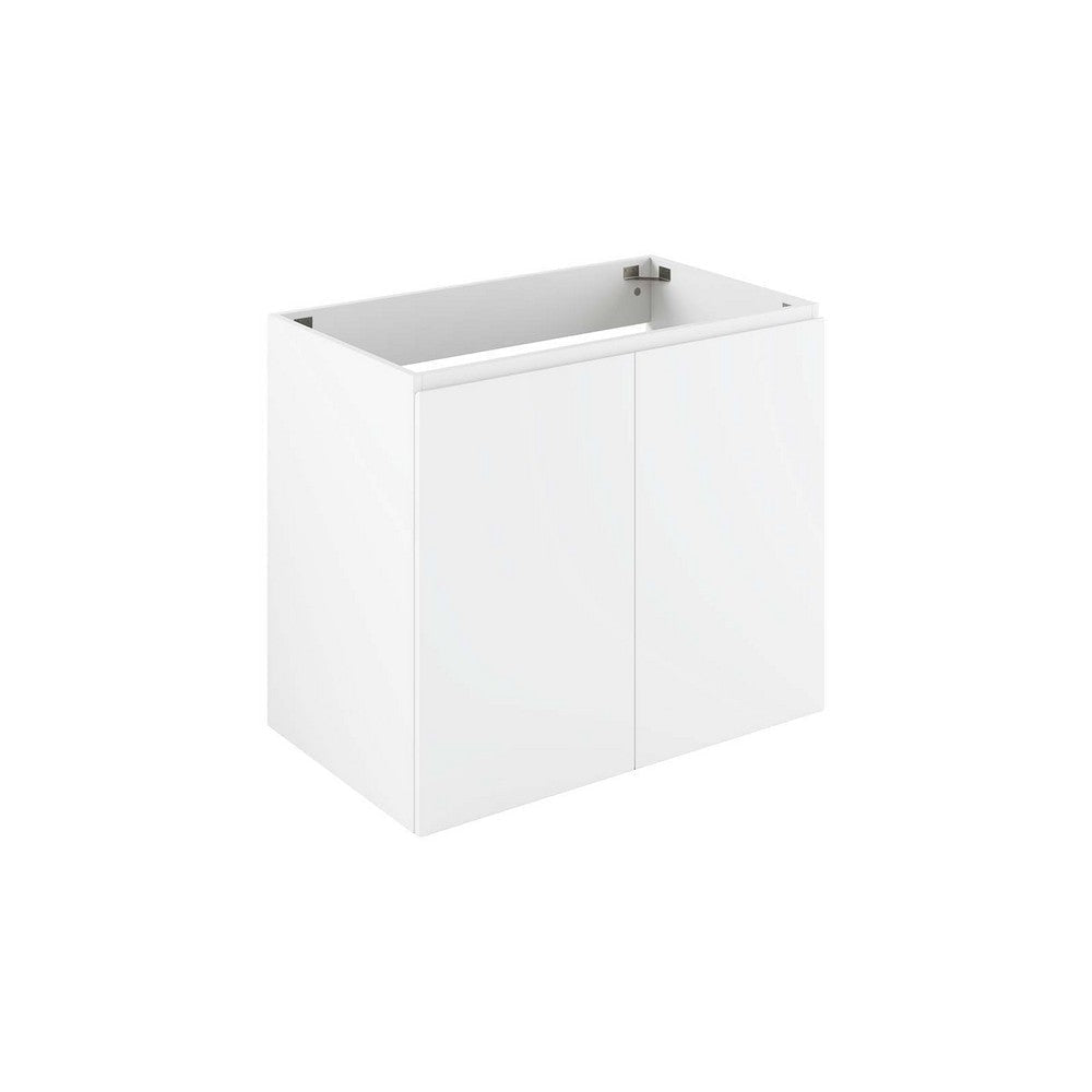 Modway Vitality 30" Wall-Mount Bathroom Vanity in White