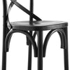 Modway Gear X-Back Wood Counter Bar Stool in Black MDY-EEI-5562-BLK