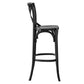 Modway Gear X-Back Wood Bar Stool in Black MDY-EEI-5563-BLK