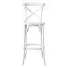 Modway Gear X-Back Wood Bar Stool in White MDY-EEI-5563-WHI