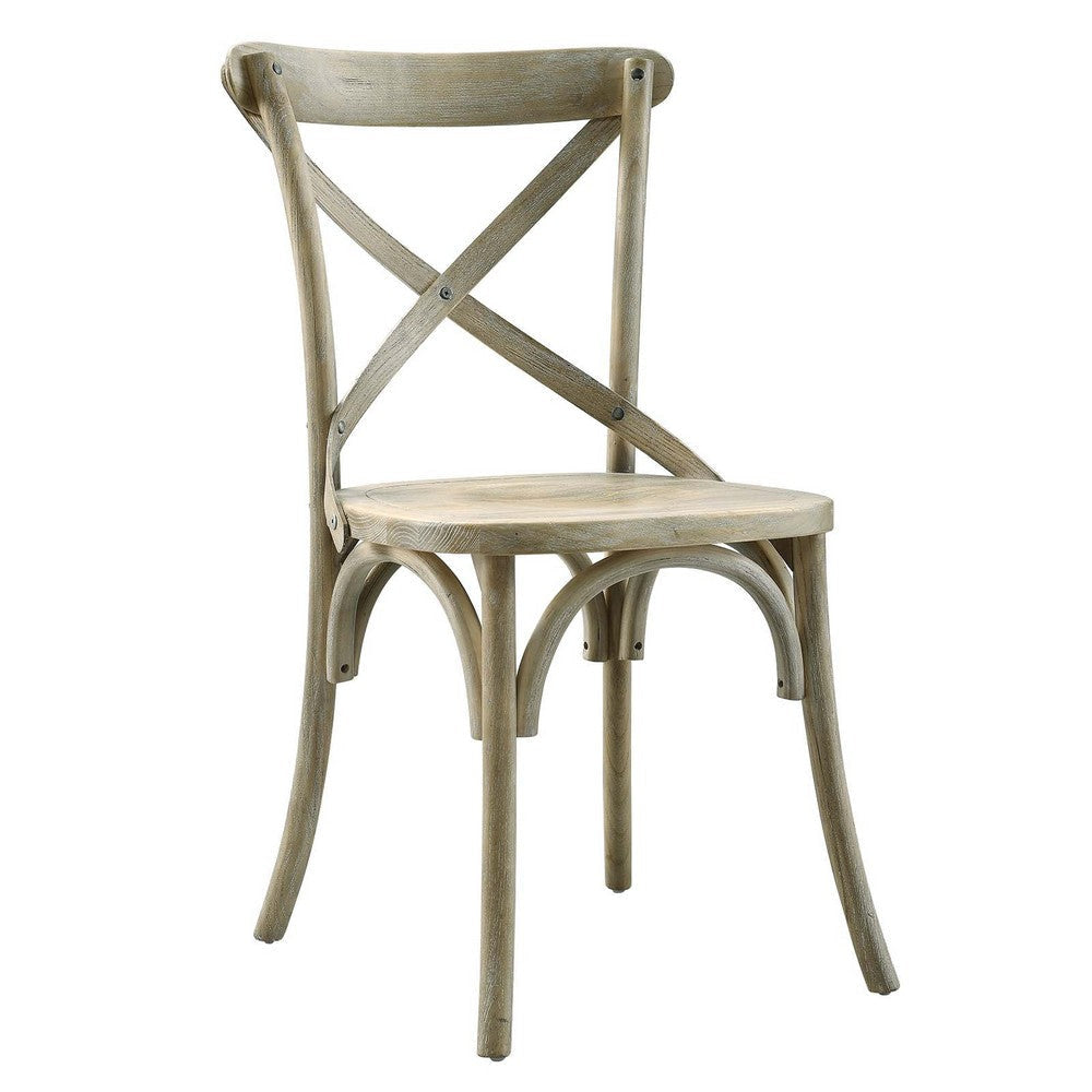 Modway Gear, Dining Side Chair, Gray