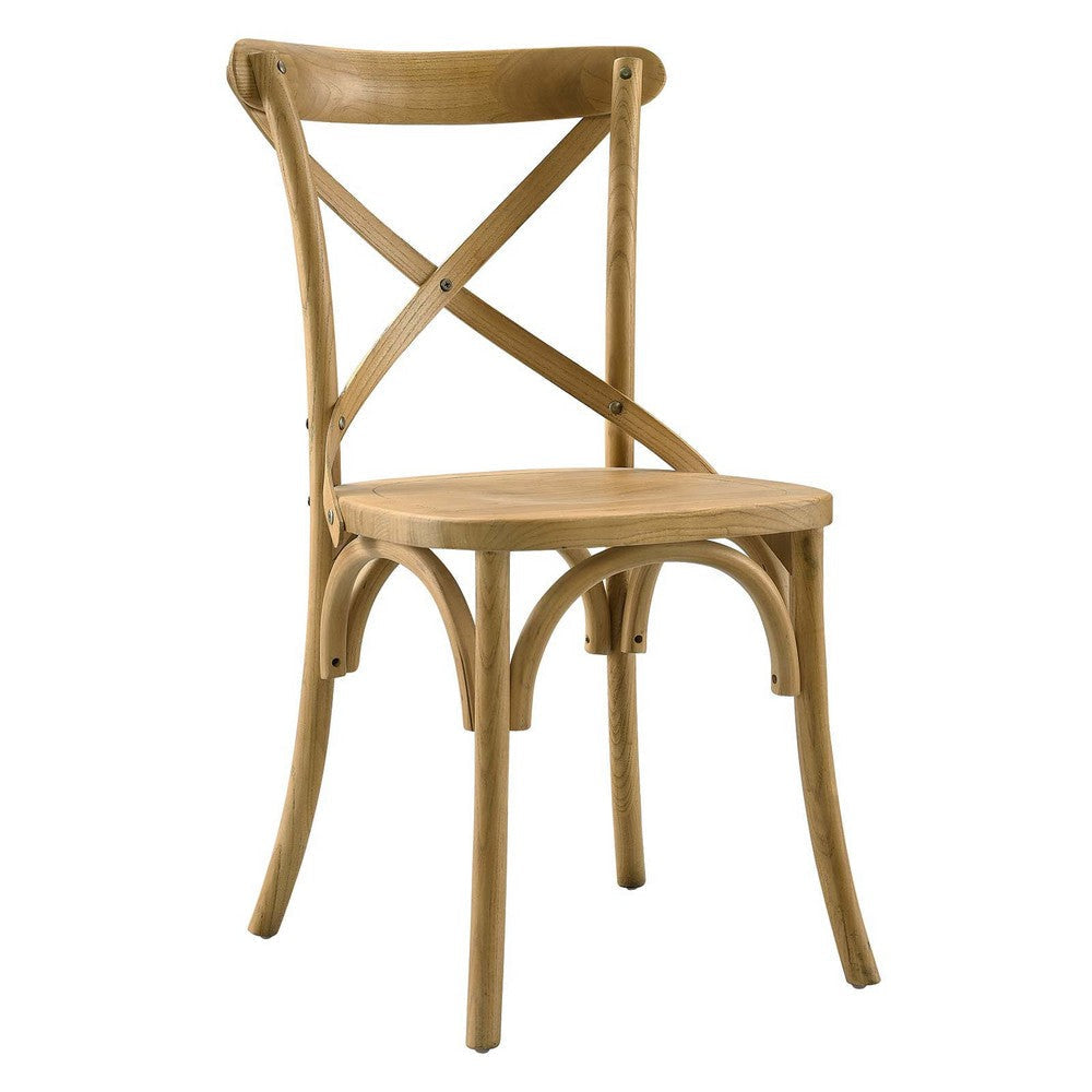 Gear Dining Side Chair - No Shipping Charges MDY-EEI-5564-NAT