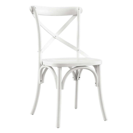 Modway Gear, Dining Side Chair, White