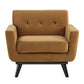 Modway Engage Performance Velvet Armchair Cognac MDY-EEI-5598-COG