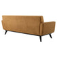 Modway Engage Performance Velvet Sofa Cognac MDY-EEI-5600-COG