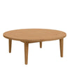 Modway Brisbane Teak Wood Outdoor Patio Table in Natural, Coffe table-43.5" L X 43.5" W X 15.5" H