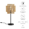 Nourish Bamboo Table Lamp - No Shipping Charges MDY-EEI-5609-NAT