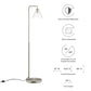 Element Transparent Glass Glass and Metal Floor Lamp - No Shipping Charges MDY-EEI-5618-BLK