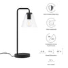 Element Glass Table Lamp - No Shipping Charges MDY-EEI-5619-BLK