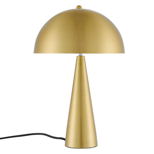 Modway Selena Metal Table Lamp in Satin Brass