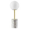 Modway Logic Terrazzo Table Lamp in White