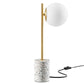 Modway Logic Terrazzo Table Lamp in White