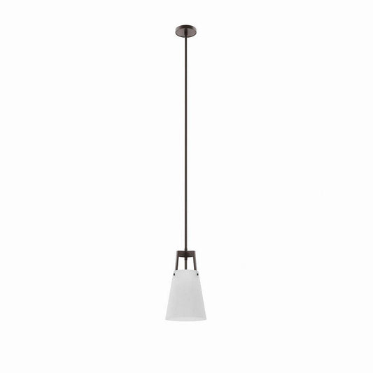 Modway Aspire Pendant Light in White Brass